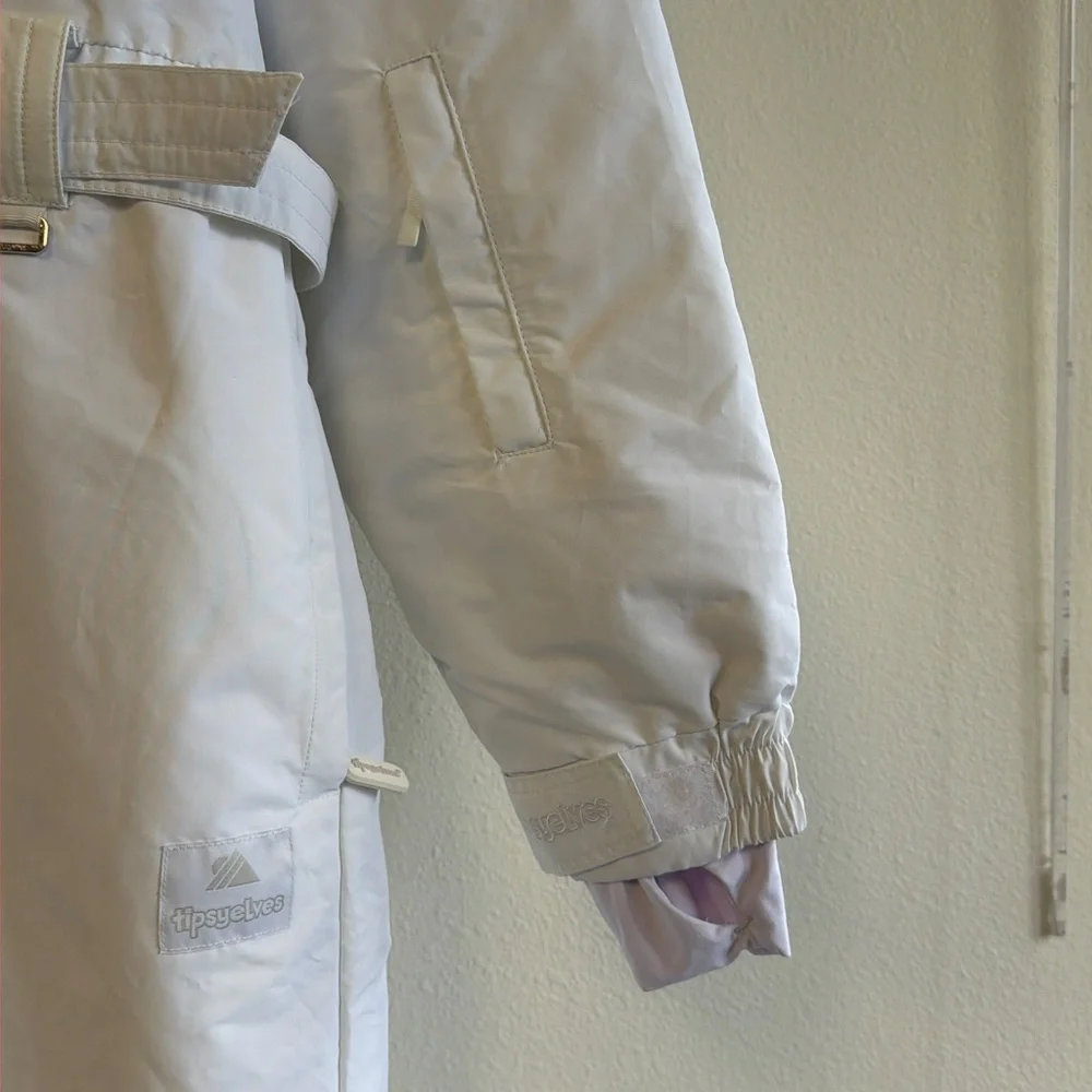 Tipsy Elves Men's White-Out Snowsuit Ski /‎ Snowboard NWOT!